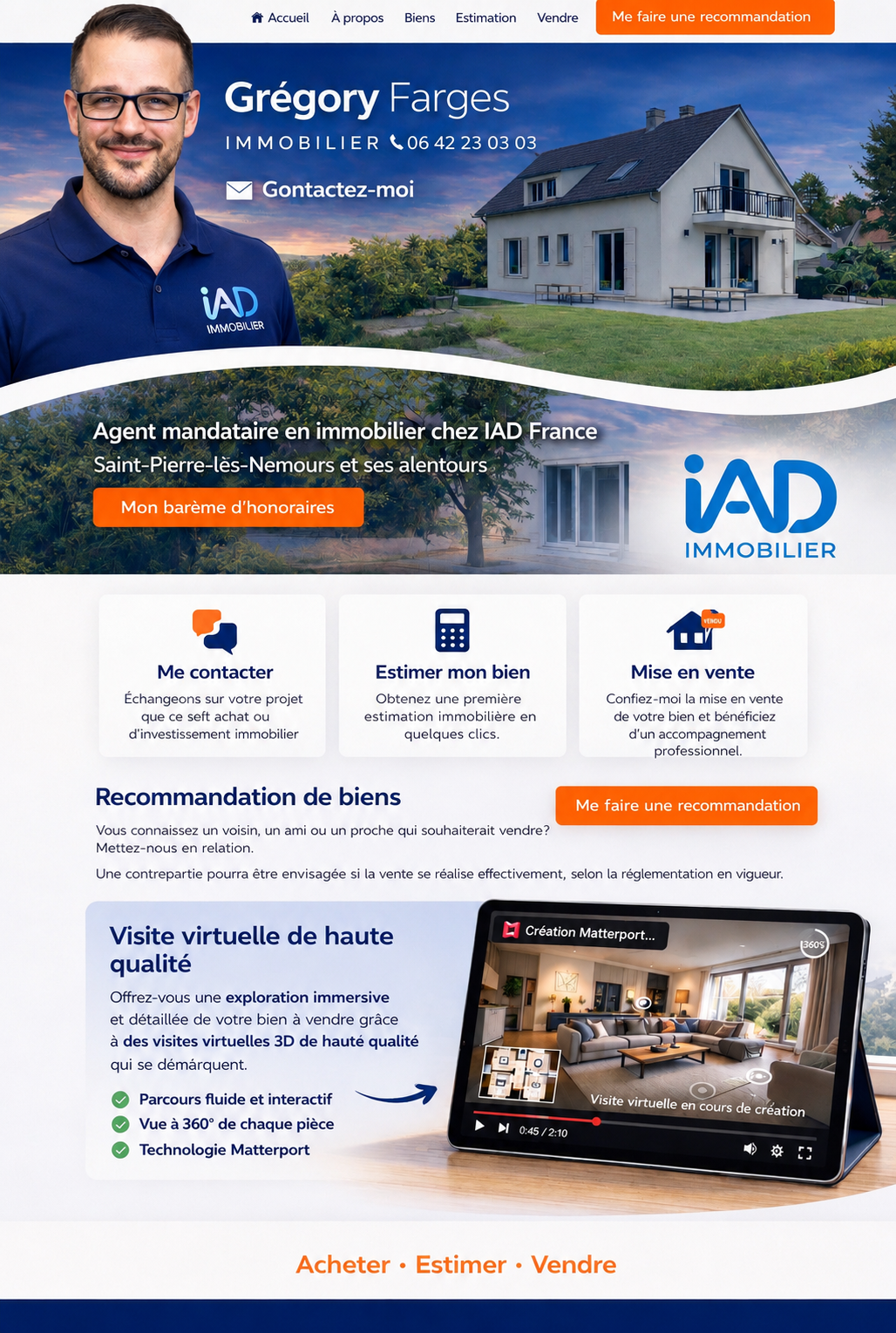 Accueil Grégory Farges Immobilier